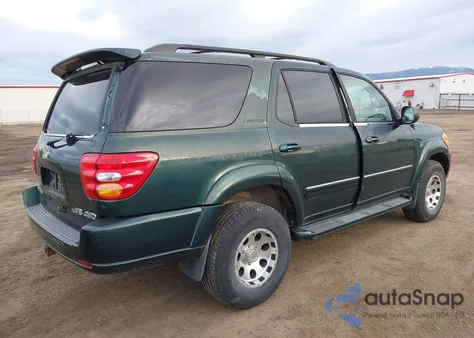 2002 Toyota Sequoia Limited V8 z USA, uszkodzony, nr VIN 5TDBT48A12S101648